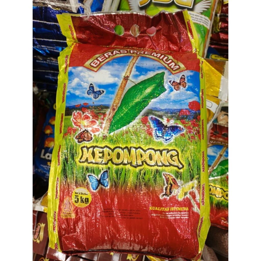 

Beras KEPOMPONG Beras premium Beras medium 3kg 5kg 10kg shopee sale