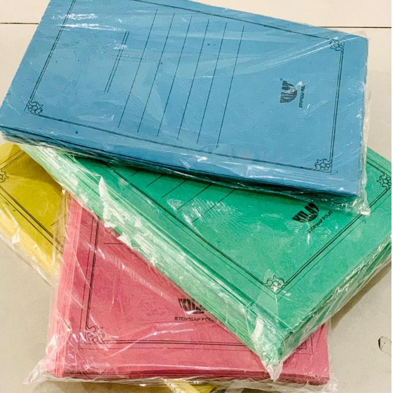 

(1 Pack/50 Pcs) Stofmap Kertas Folio/ Map Kertas