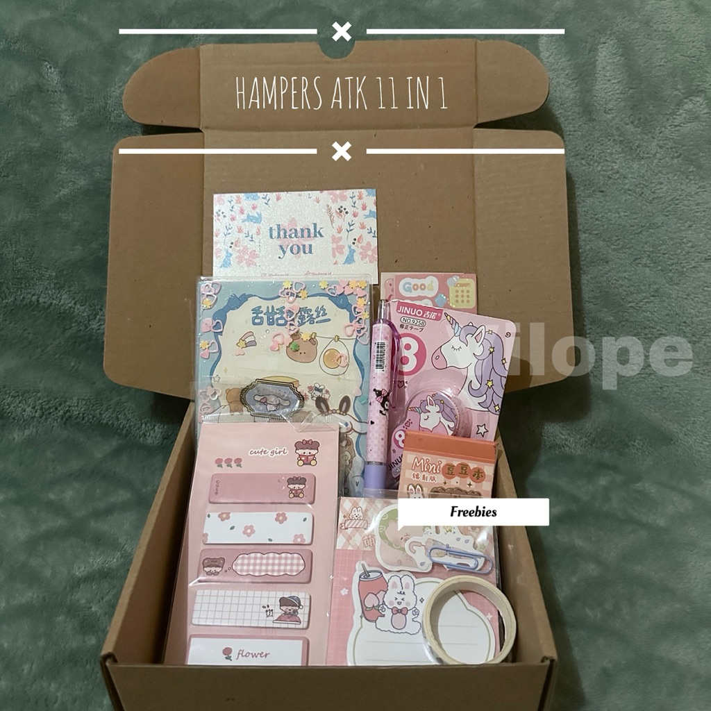 

vilope - SET ALAT TULIS 11 IN 1 / STATIONERY KIT / HAMPERS ALAT TULIS / KADO GIFT ALAT TULIS