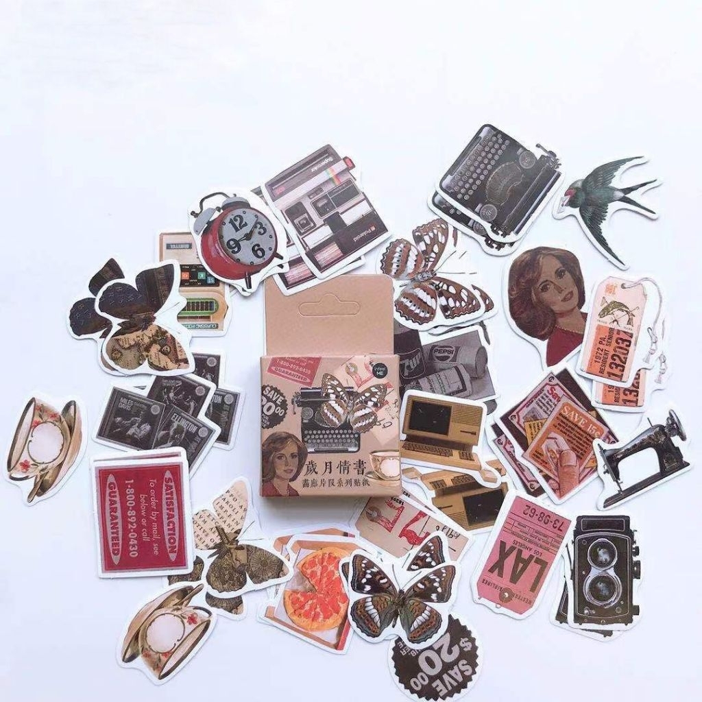 

STIKER JOURNALING SCRAPBOOK ANCIENNE VINTAGE