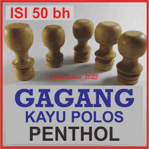 

GAGANG KAYU POLOS / PENTHOL