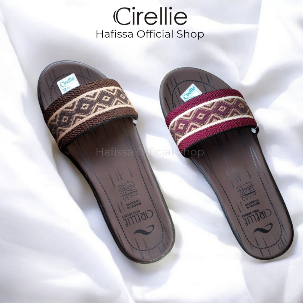 Adelia Series Ori Cirellie Turki B1-298 Sandal Selop Wanita 37-40 Sandal Etnic Trendy Murah