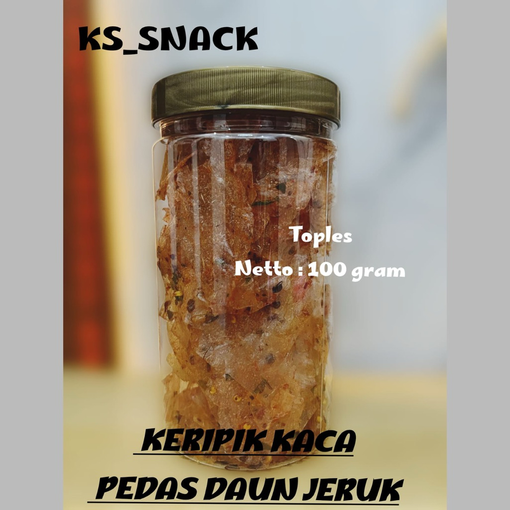 

Ks snack KRIPCA keripik kaca kemasan toples 1000ml