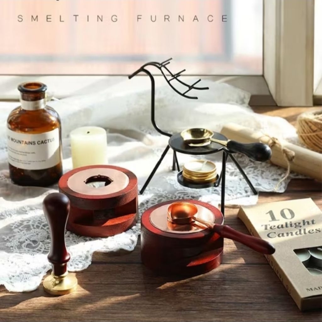 

AYURI - PREMIUM PERLENGKAPAN SEGEL LILIN / SEAL WAX STAMP SUPPLIES / SEAL WAX STOVE FURNACE / SENDOK WAX SEAL / GAGANG STEMPEL SEGEL/ SEAL WAX STAMP / TUNGKU LILIN / TUNGKU BAKAR / KOMPOR SEGEL LILIN / SEAL WAX BURNER STOVE