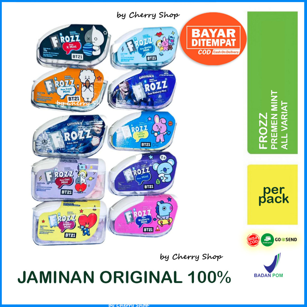 

Frozz Permen Mint 15g Bebas Gula Segar By Cherry Shop