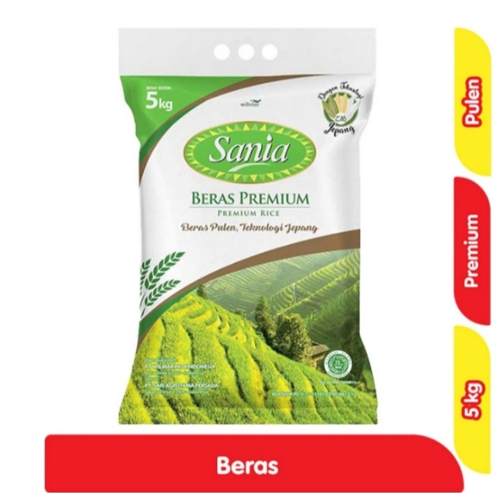 

Sania Beras Premium 5 kg