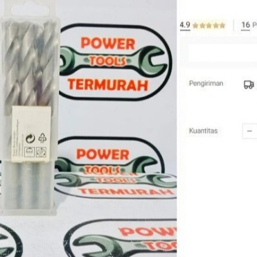 

BOSCH Mata Bor Besi 12.5 mm HSS-G / Metal Drill Bit 101 / 151 mm