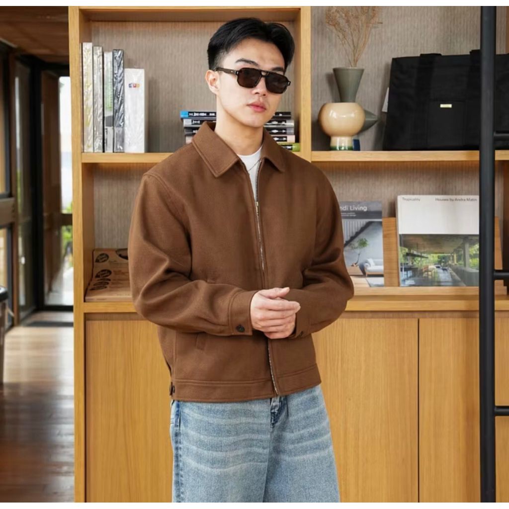 Wool Fiber Jacket Signore