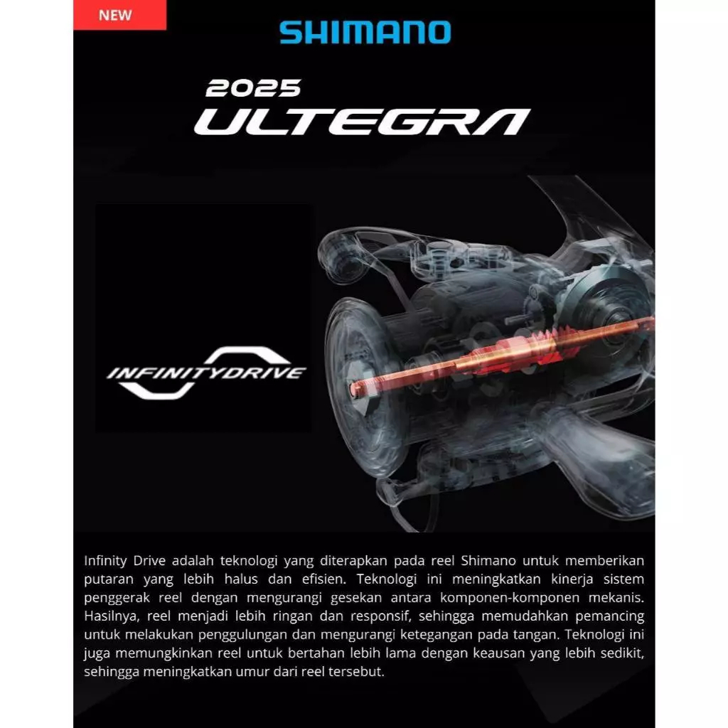 Reel SHIMANO ULTEGRA 2025 2500HG C3000XG 4000XG C5000XG SPINNING