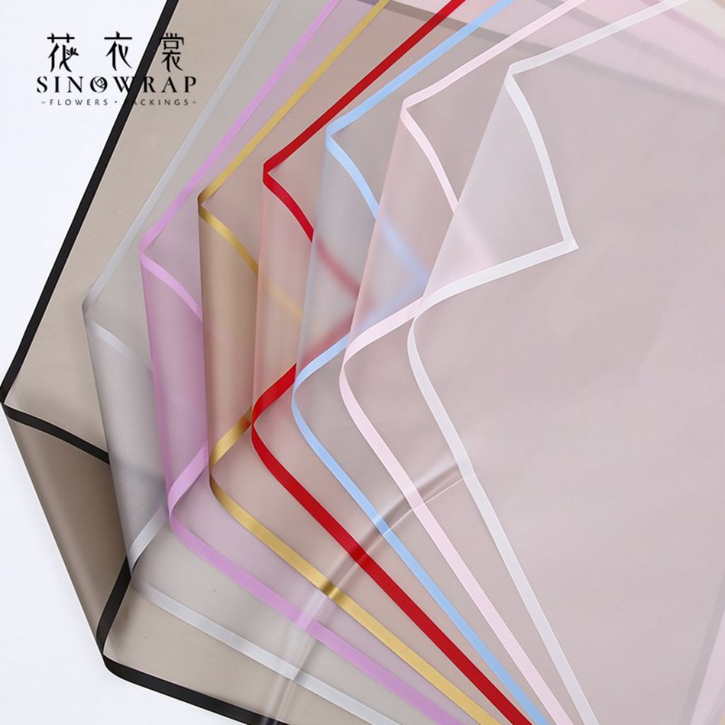 

(20 Lembar / 1pack) Wrapping Semi Transparent Cellophane
