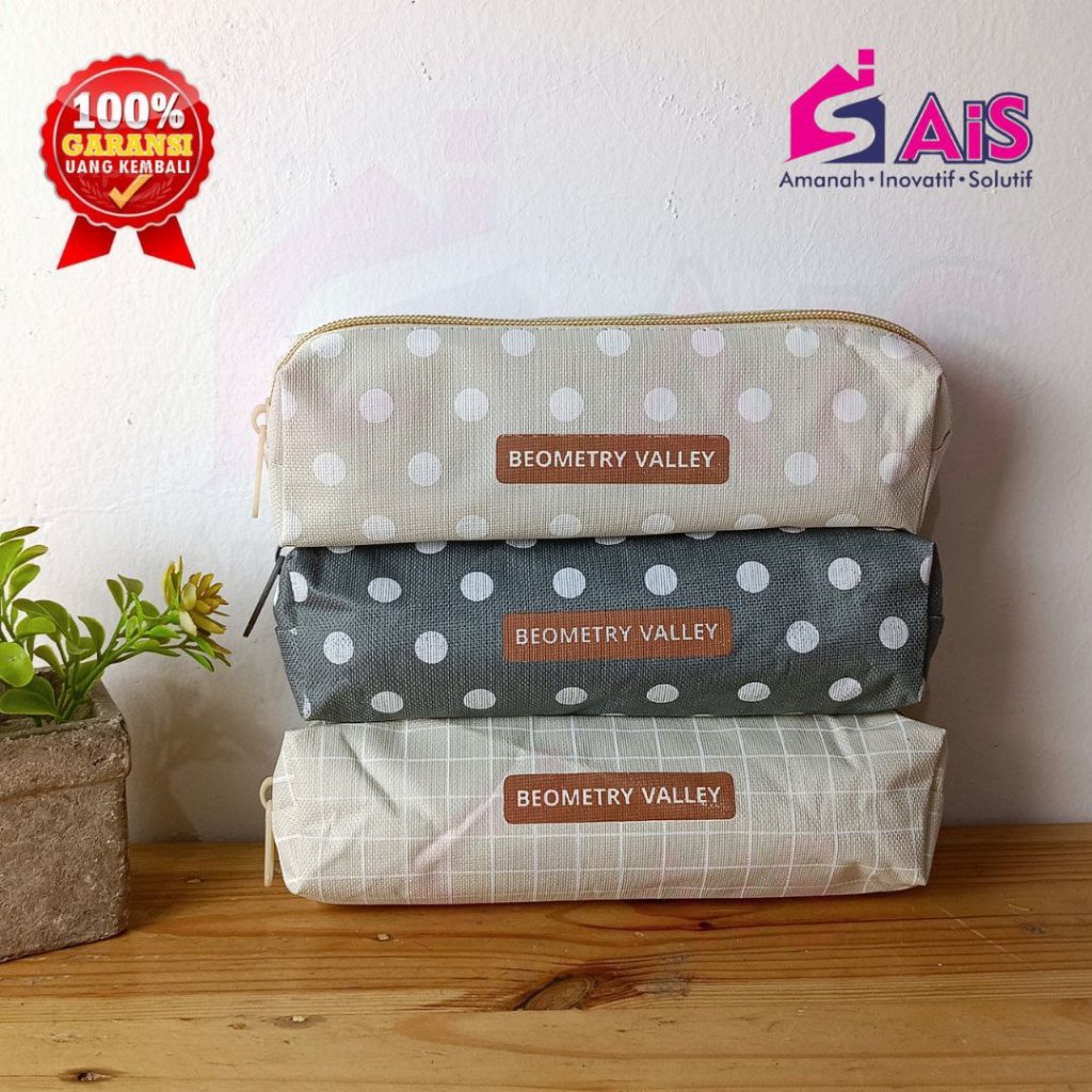 

TEMPAT PENSIL PREMIUM PENCIL CASE TEMPAT PENSIL MAKE UP TEMPAT PENSIL KOSMETIK