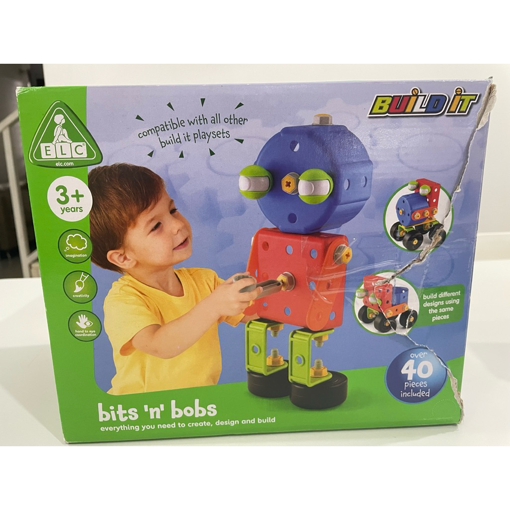 Preloved ELC Build It Bits N Bobs Diecast - Mainan Edukasi Anak
