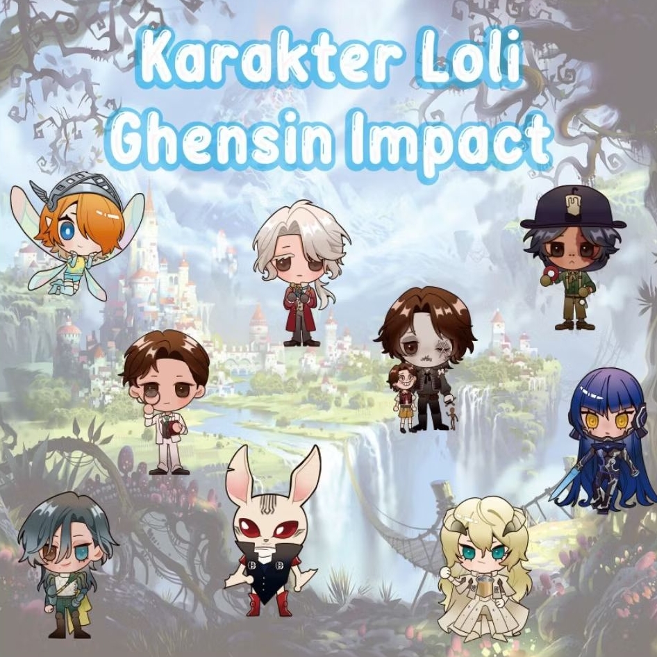 

Stiker karakter Loli Ghensin Impact