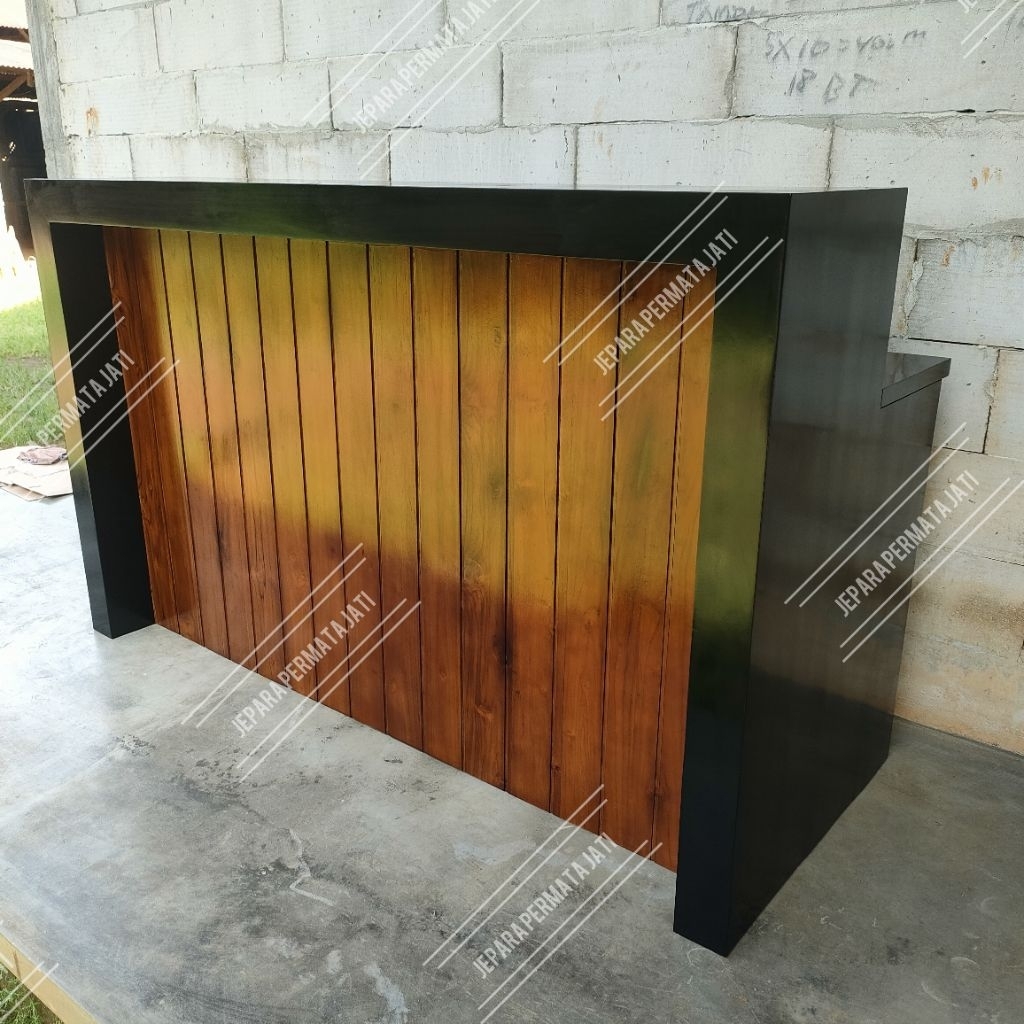 Meja bar / Meja kasir / buppet dapur / meja dapur / island table / meja makan jepara
