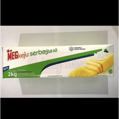 

Keju Meg Cheddar HIJAU serbaguna 8x2kg - Gosend Only!!!