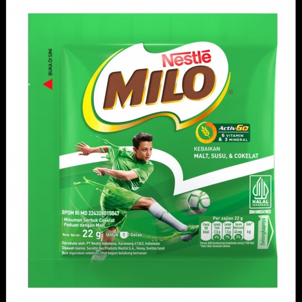 

Milo Activ-Go Sachet 22g - 11Pcs