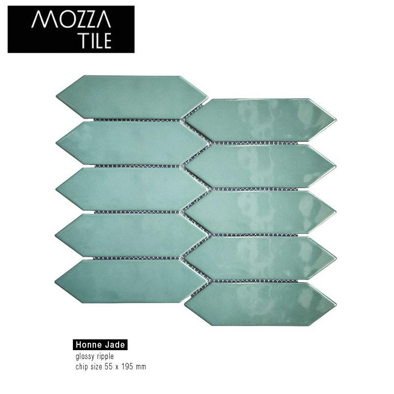 Mosaic MOZZA TILE Honne Jade