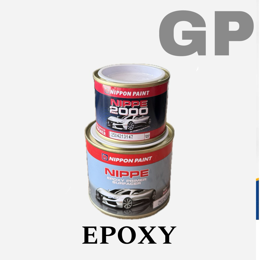 Epoxy NIPPE 2000 || abu abu || 200ml || Cat Dasar