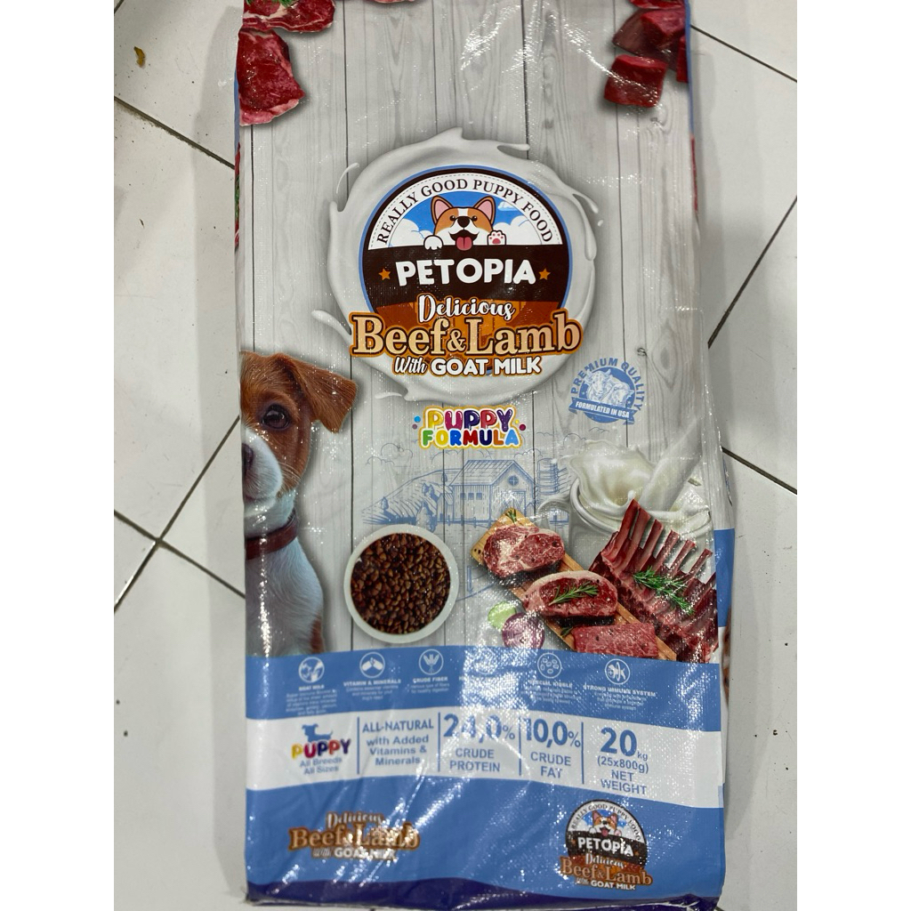 Petopia Dog PUPPY Food 20kg