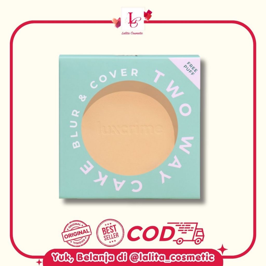 [Refill] LUXCRIME Two Way Cake Oil Control 8.5gr