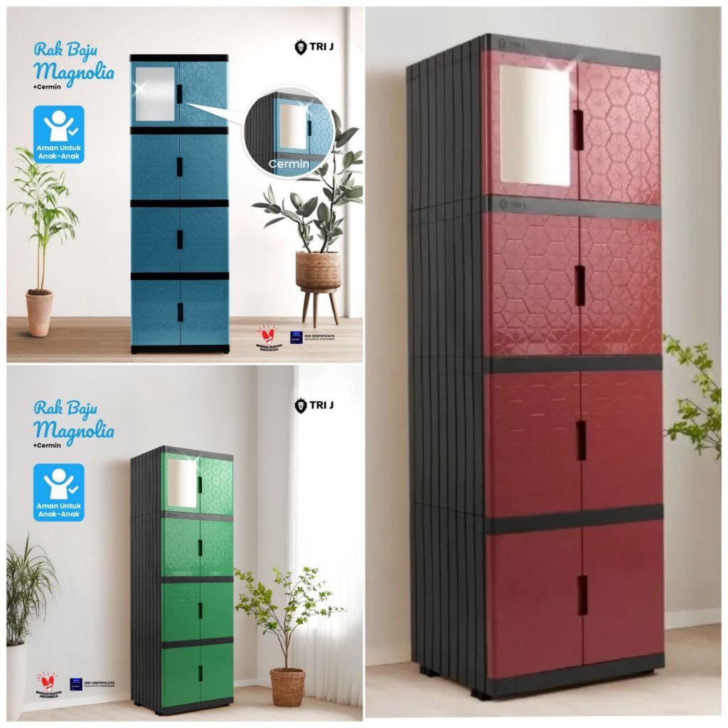Lemari PLASTIK Kimura susun 4/LEMARI DIAMOND/LEMARI KAIZEN