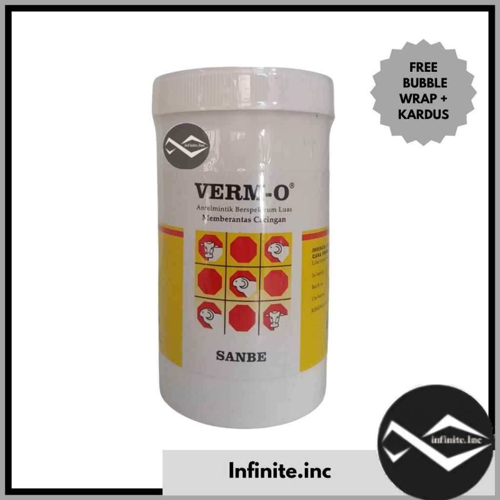 Verm-O 12 Bolus - Obat Cacing Sapi Kuda Kerbau Kambing Domba Sanbe