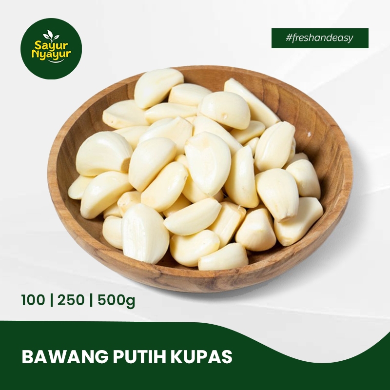 

Sayur Nyayur - Bawang Putih Kupas Bersih Pilihan Kualitas Terbaik