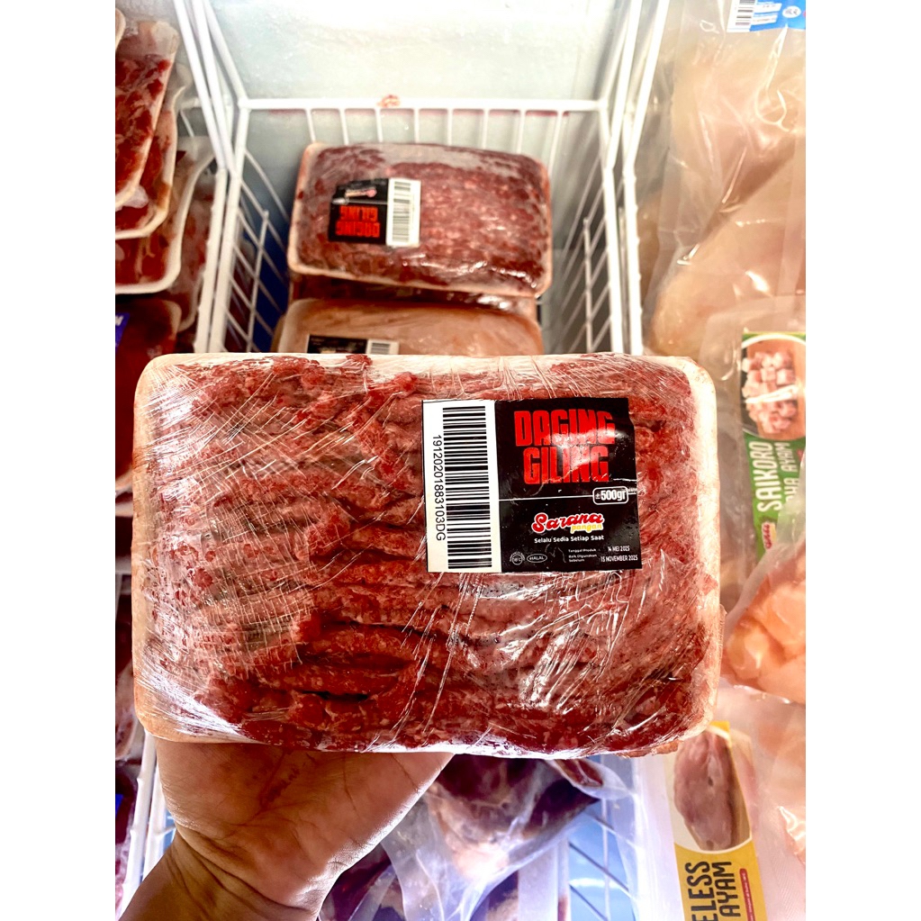 

Daging Giling Mentah 500gr / daging giling mentah frozen