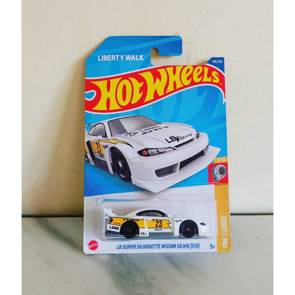 HOT WHEELS HOTWHEELS LBWK LB SUPER SILHOUETTE NISSAN SILVIA S15 PUTIH