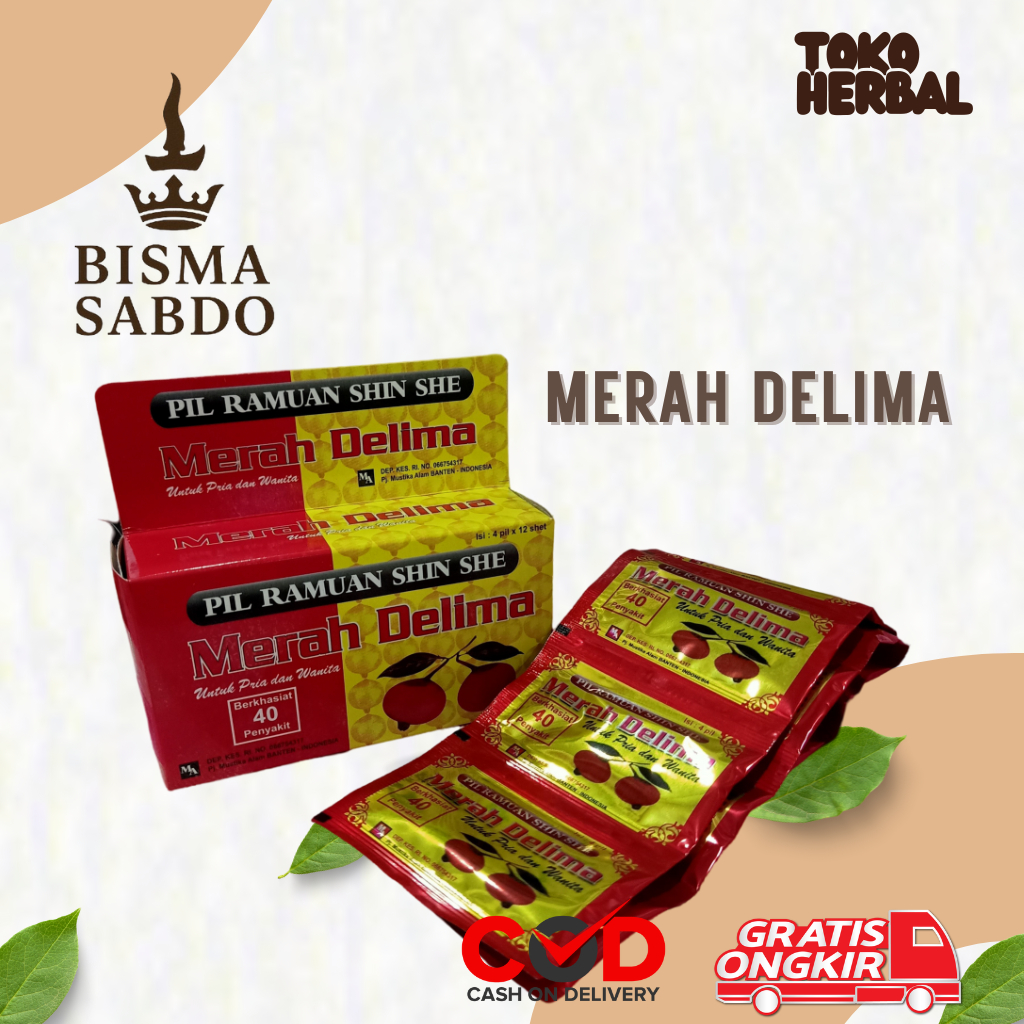 

Bisma Sabdo - Pil Ramuan Shin She Ekstrak Merah Delima Untuk 40 Penyakit Termurah Asli Orignial 100%
