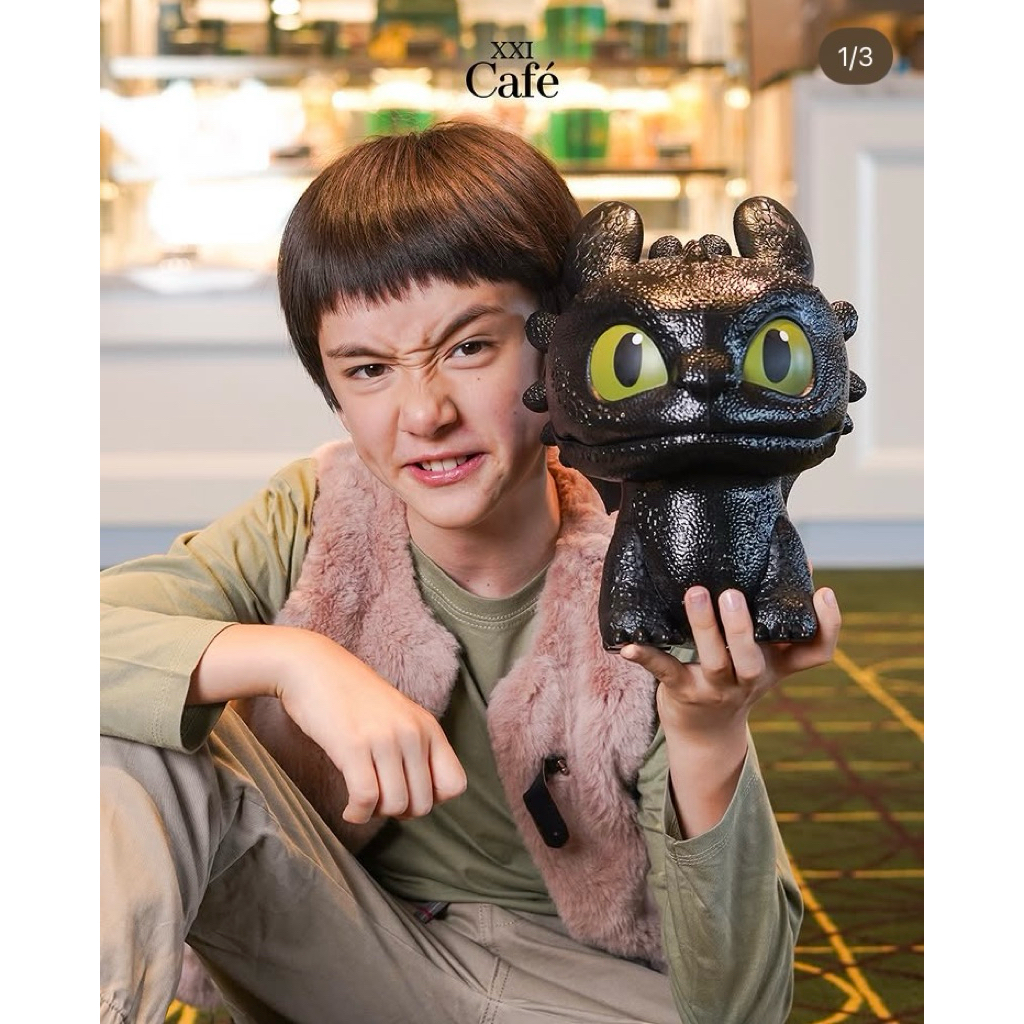 

Ready Stock How To Train Your Dragon Exclusive Merchandise - Toothless Popcorn Bucket 50 oz