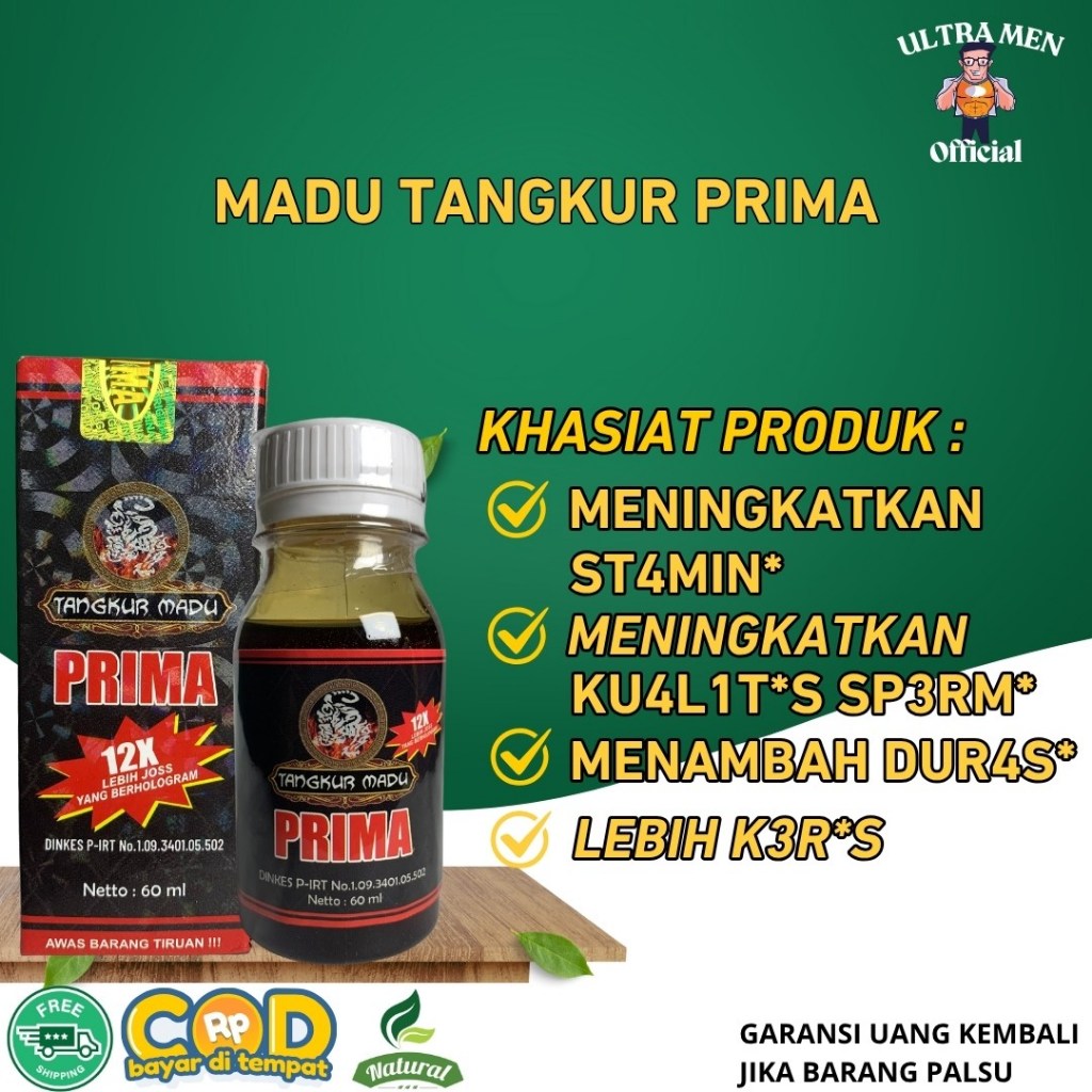 Madu Tangkur Mr Prima Penambah Stamina Pria Kuat Tahan Lama Asli Original