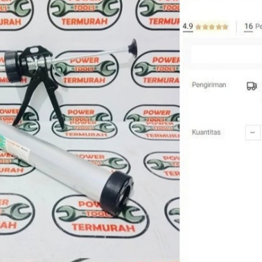 

WIPRO - Silikon Gun Model Tabung - WP 99066 Silikon Gun Tembak lem