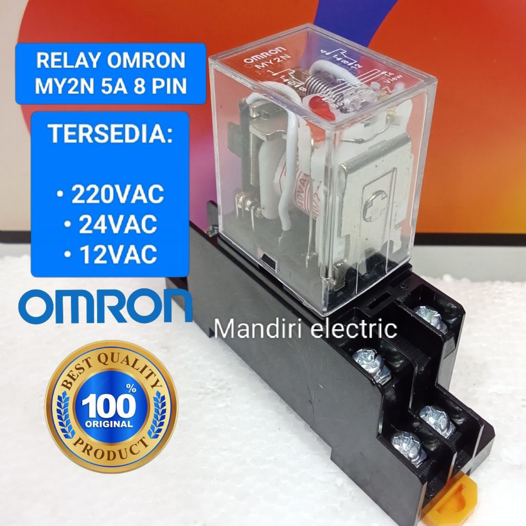 relay omron my2n my2/Omron my2n 24vdc 8pin plus socket