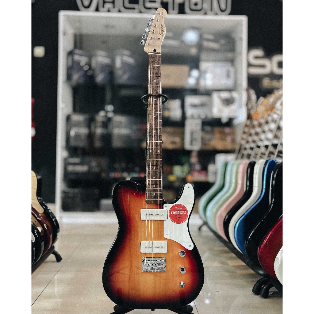 Squier Paranormal Series Baritone Cabronita Telecaster Made in China Color : 3-Tone Sunburst