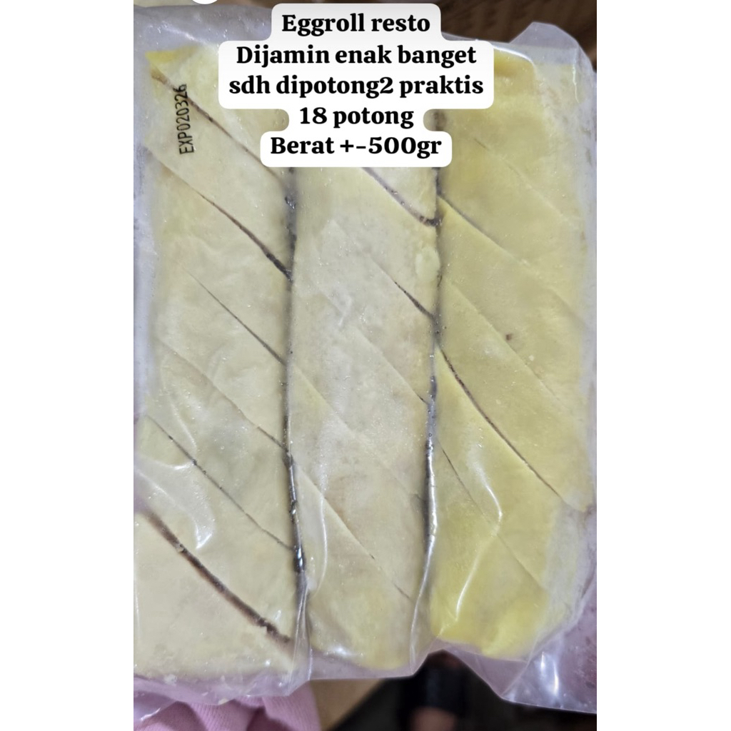 

EggRoll Resto 500Gram