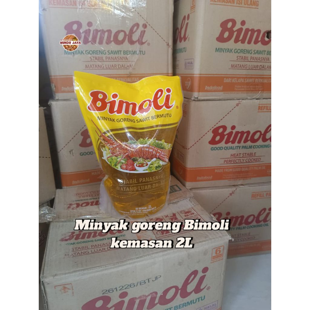 

Bimoli minyak goreng kemasan 2L per pcs