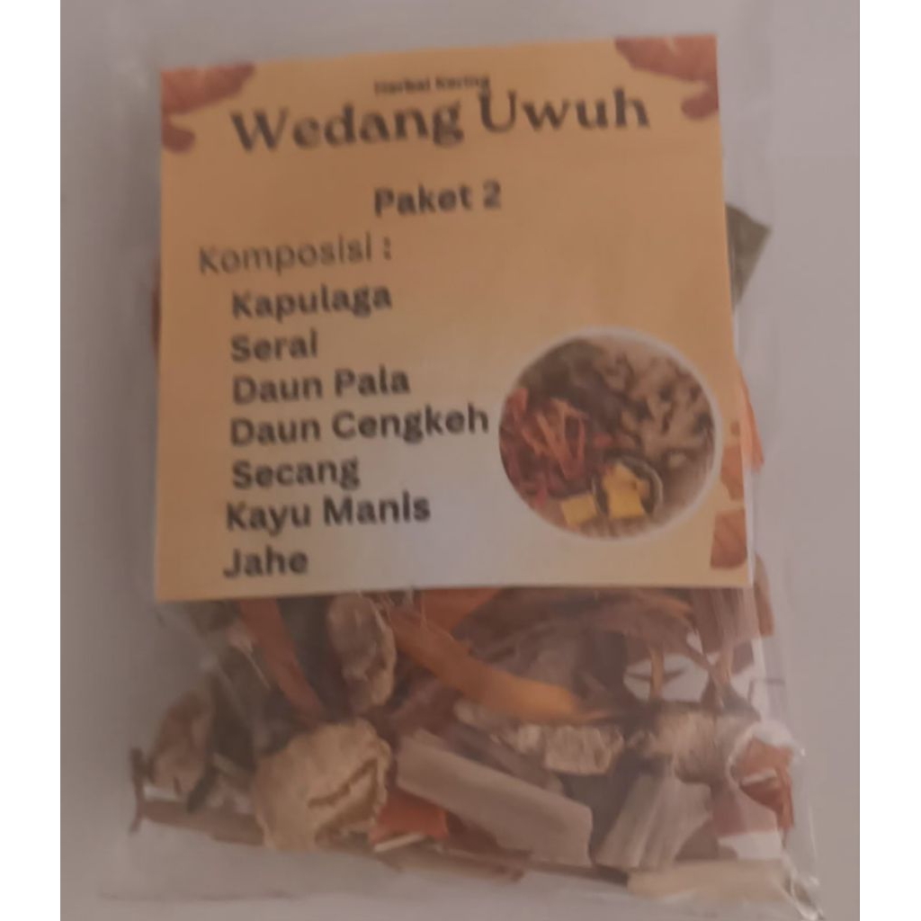 

Paket 2/ Wedang Uwuh 5 gr /Rempah Kering