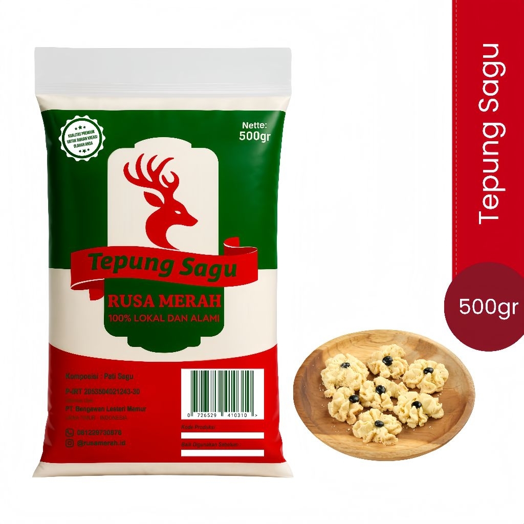 

TEPUNG SAGU RUSA MERAH 500gr - Moms & UMKM