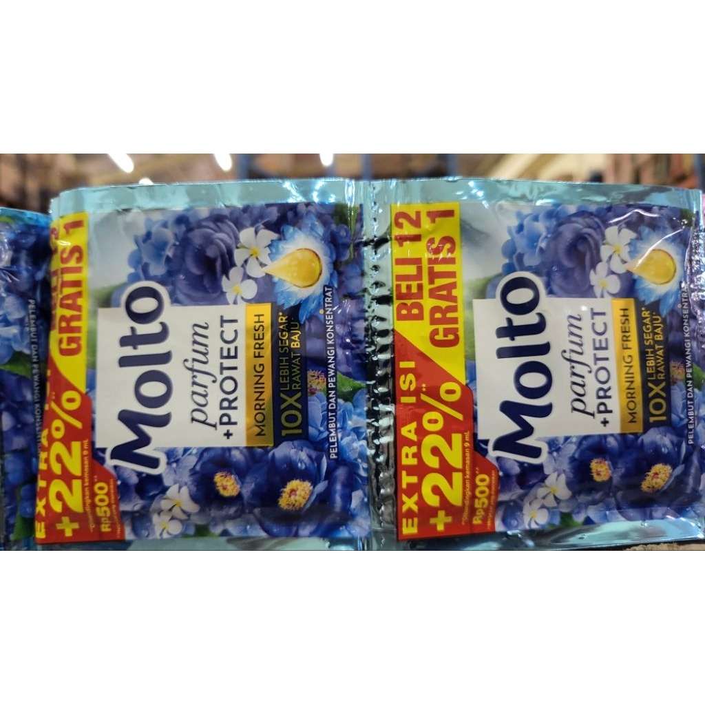 pewangi pakaian molto parfume protect biru