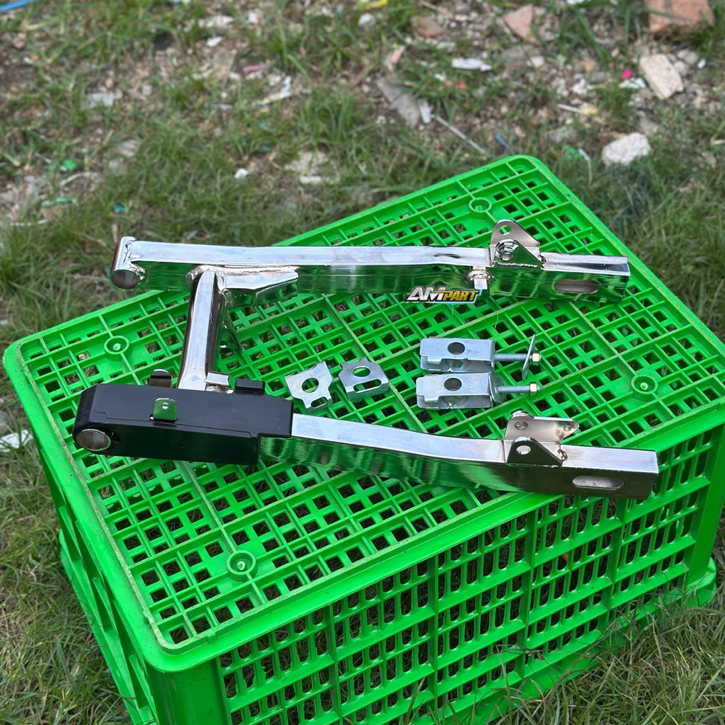 SWING ARM KAZZE KAZE PNP CB BEGEL PANJANG CROM SET SETELAN RANTAI