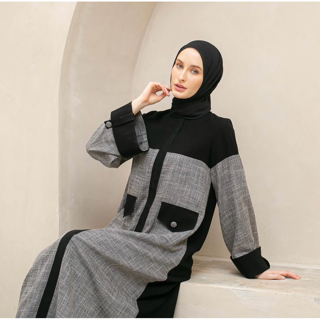Adiba abaya by LuDE free Khiban
