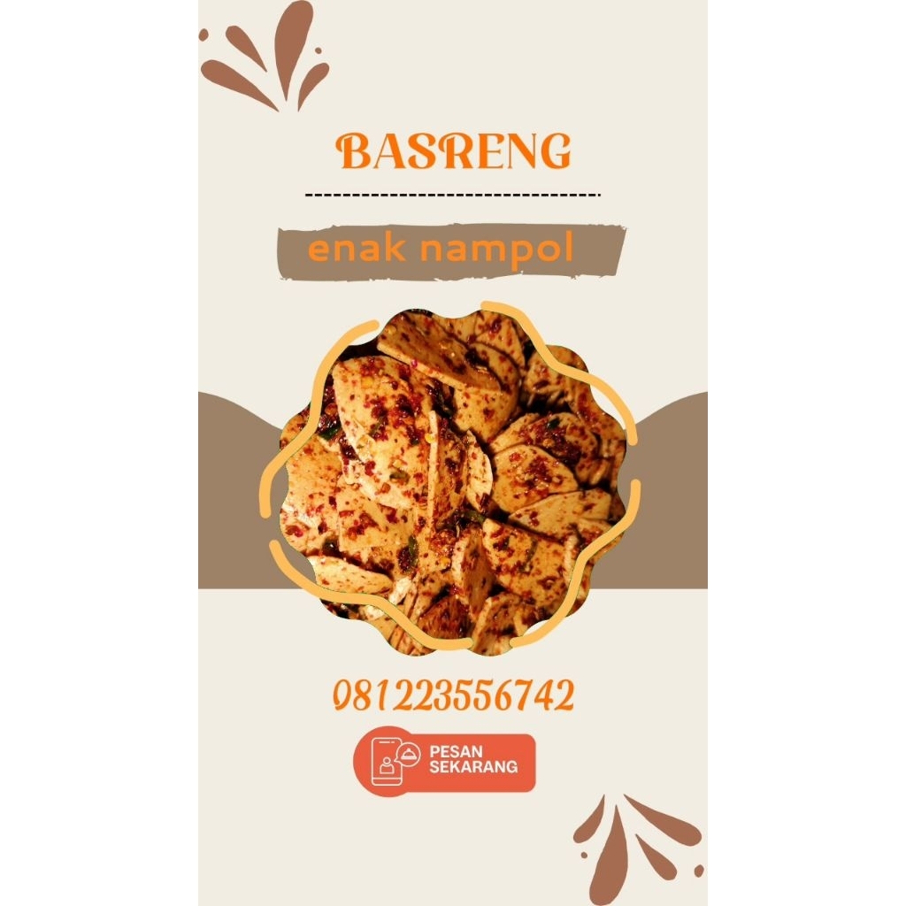 

Basreng ORI | Sedang | Pedas daun jeruk 150g