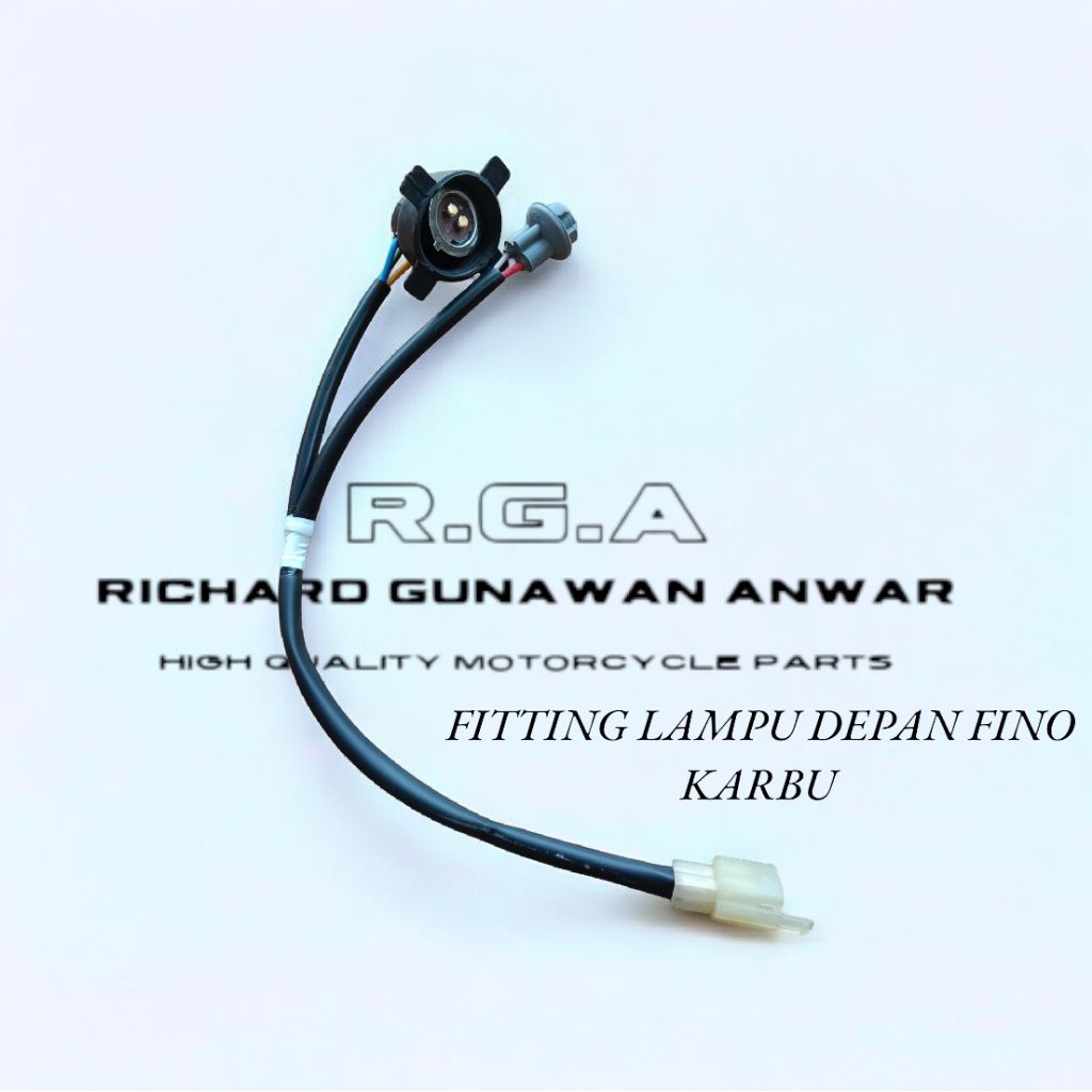 Kabel Fiting Lampu Bohlam Depan Fino Karbu