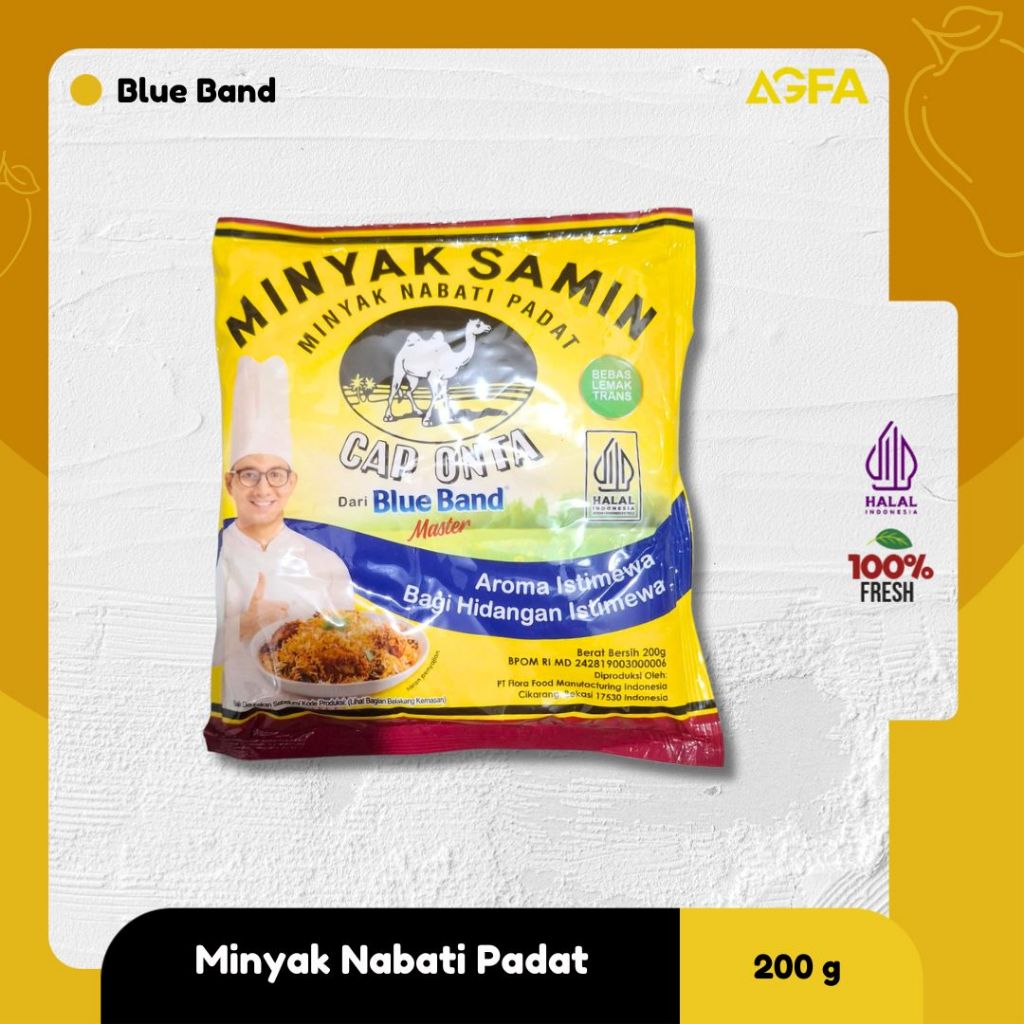 

Minyak Samin Nabati Padat 200gr