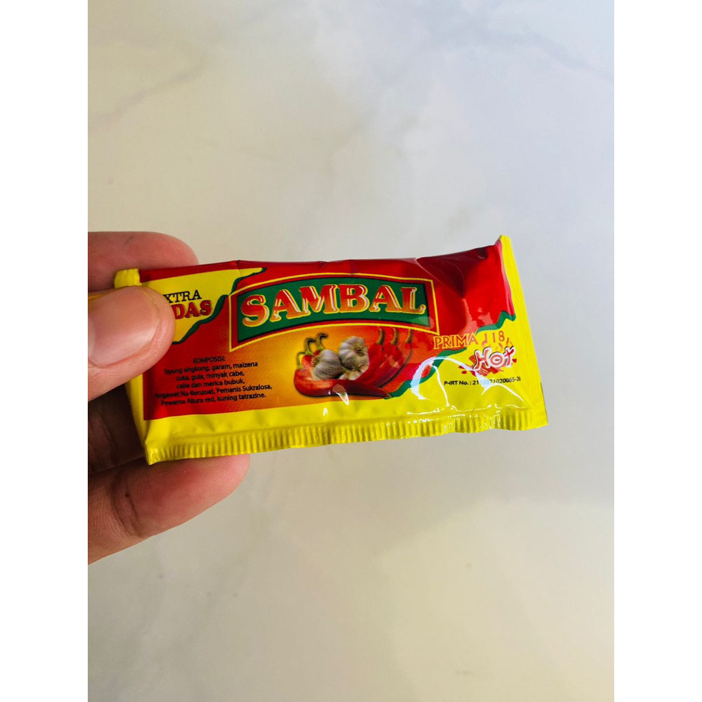 

Saos sambal prima 1 ball isi 50 pcs
