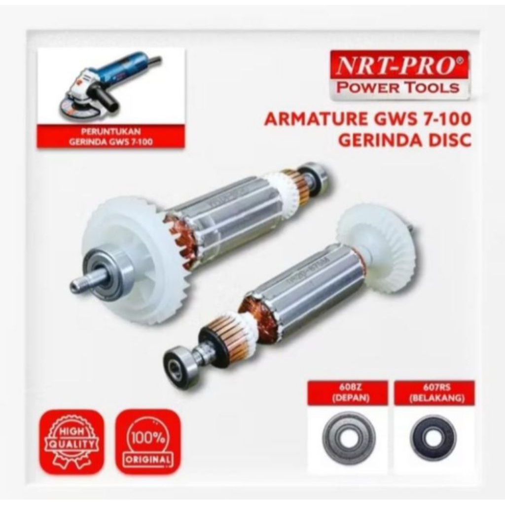 Armature Gerinda Bosch GWS 7-100 / Angker Gerinda Bosch GWS 7-100 NRT-PRO
