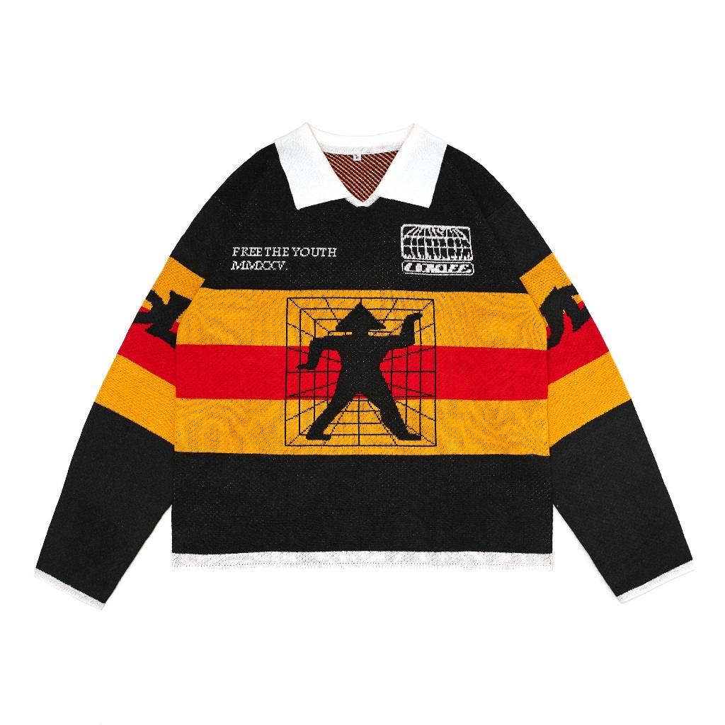 Udloff Knitwear Boxy Jerman Unisex/Knitwear Brand Lokal Kekinian/Sweater Knit Boxy