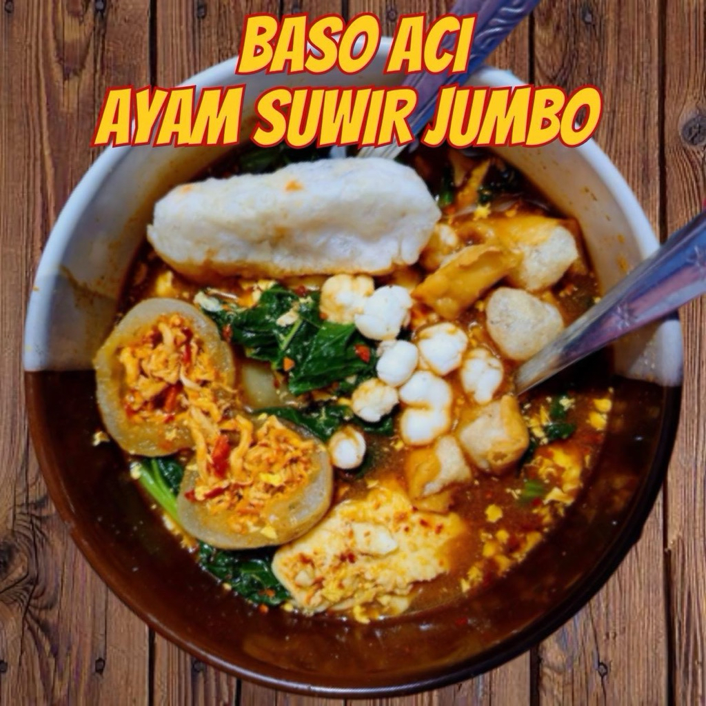 

SATU BUNGKUS BASO ACI AYAM SUWIR JUMBO