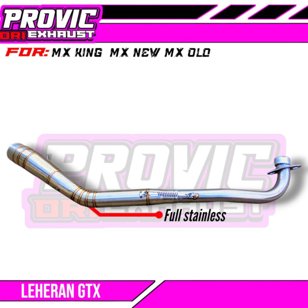 Leheran knalpot supra x 125 karisma jupiter z shogun gtx original provic exhaust
